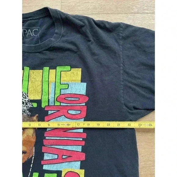 2PAC Tupac Shakur California Love Graphic T-Shirt Rap Hip Hop Men's XL Colorful - Picture 6 of 8